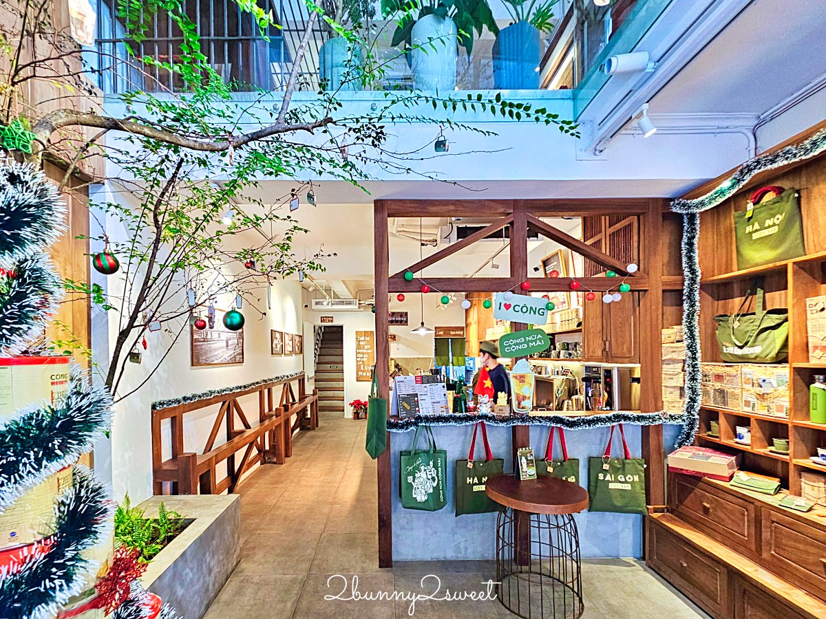 松山美食【共咖啡 Cộng C&agrave; Ph&ecirc; 台北光復南店】越南復古咖啡館與招牌椰子咖啡一次體驗 @兔兒毛毛姊妹花
