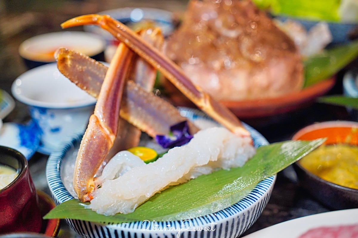 【二本松涮涮屋】台北頂級涮涮鍋開箱～日本活體帝王蟹松葉蟹、和牛、桌邊服務、代訂花束一次到位 @兔兒毛毛姊妹花