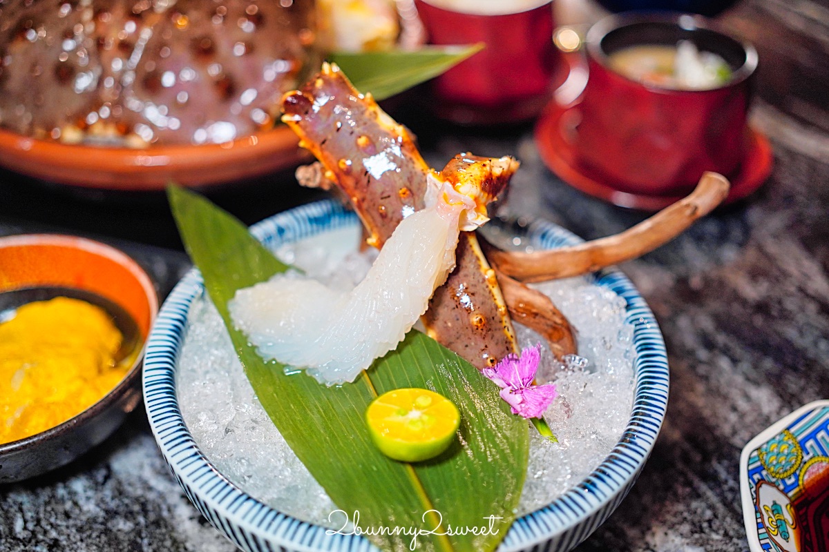 【二本松涮涮屋】台北頂級涮涮鍋開箱～日本活體帝王蟹松葉蟹、和牛、桌邊服務、代訂花束一次到位 @兔兒毛毛姊妹花