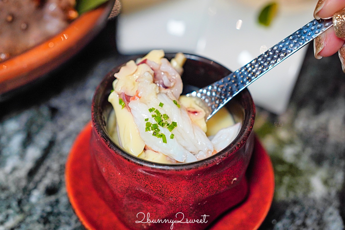 【二本松涮涮屋】台北頂級涮涮鍋開箱～日本活體帝王蟹松葉蟹、和牛、桌邊服務、代訂花束一次到位 @兔兒毛毛姊妹花