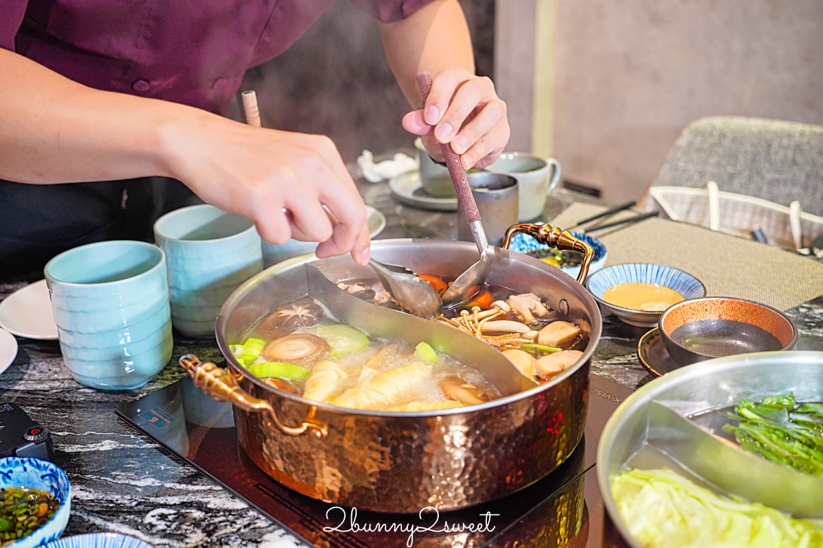 【二本松涮涮屋】台北頂級涮涮鍋開箱～日本活體帝王蟹松葉蟹、和牛、桌邊服務、代訂花束一次到位 @兔兒毛毛姊妹花