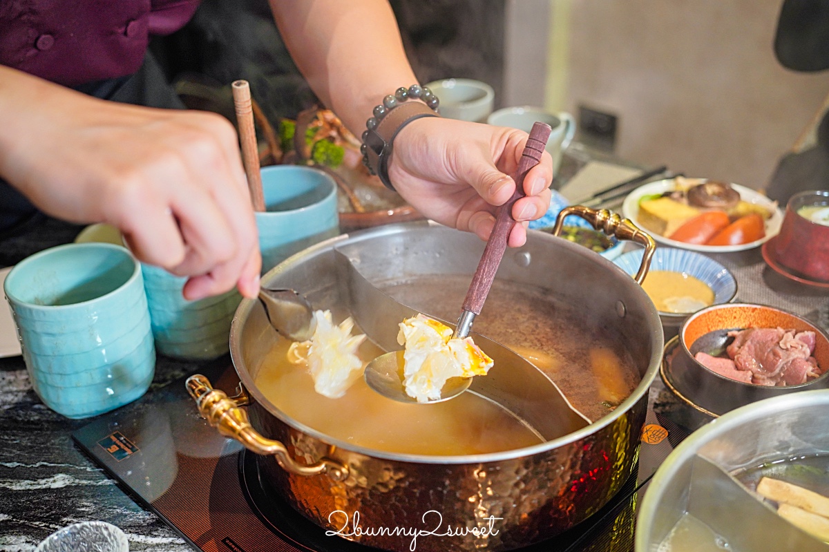【二本松涮涮屋】台北頂級涮涮鍋開箱～日本活體帝王蟹松葉蟹、和牛、桌邊服務、代訂花束一次到位 @兔兒毛毛姊妹花