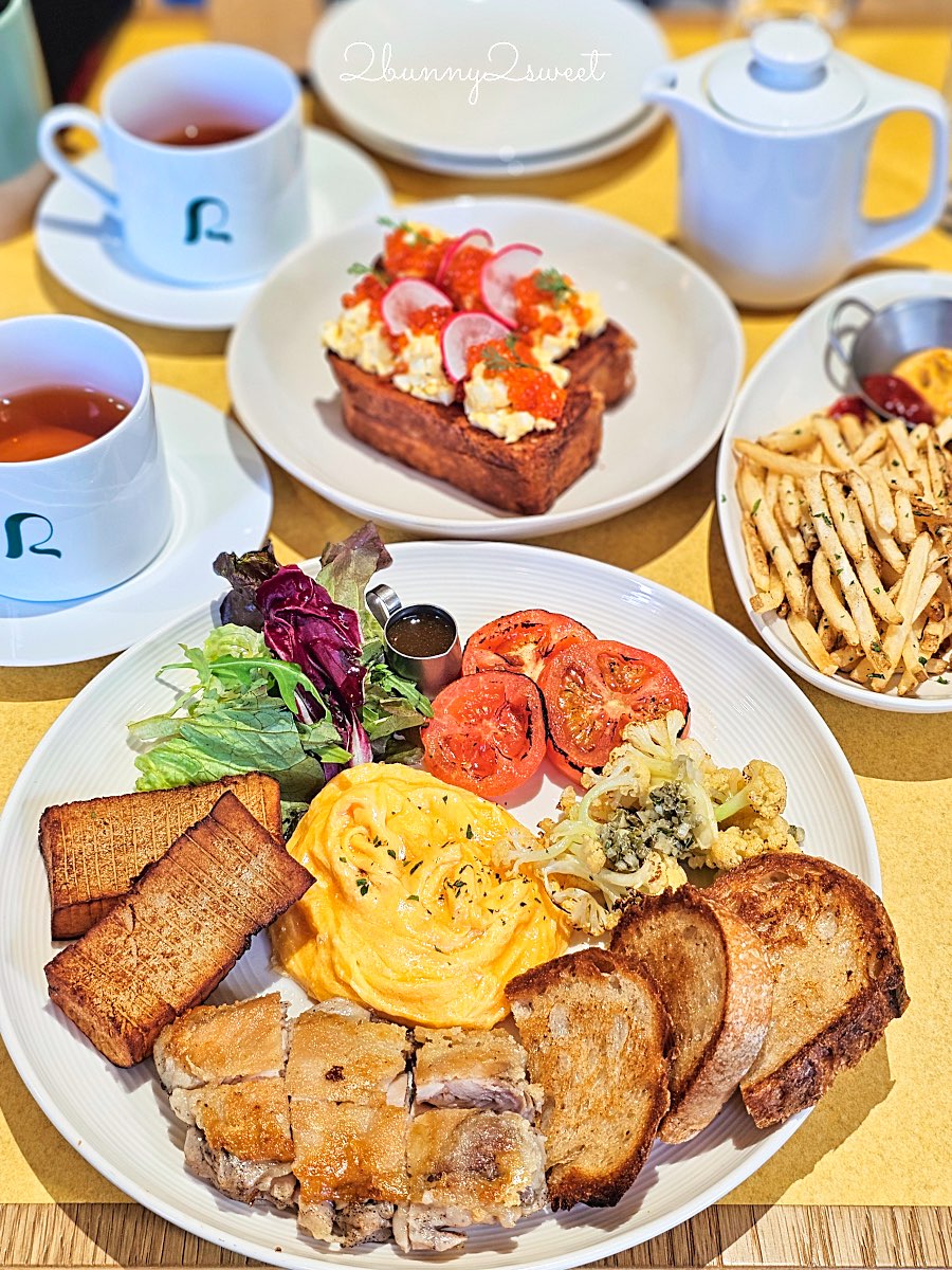 【芮秋 Rachel】民生社區新開幕咖啡廳推薦：富錦街庭院質感空間，豐盛早午餐、排餐 @兔兒毛毛姊妹花