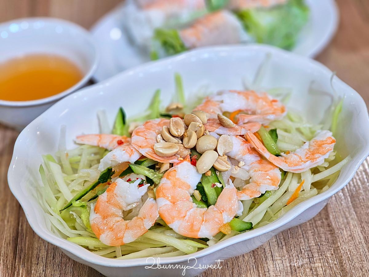 【古芝米線越南美食】台北民生社區美食～被整面綠牆包圍的道地越南河粉小店 @兔兒毛毛姊妹花