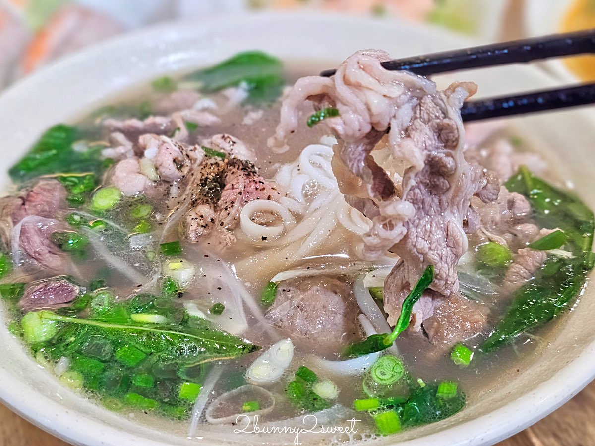 【古芝米線越南美食】台北民生社區美食～被整面綠牆包圍的道地越南河粉小店 @兔兒毛毛姊妹花