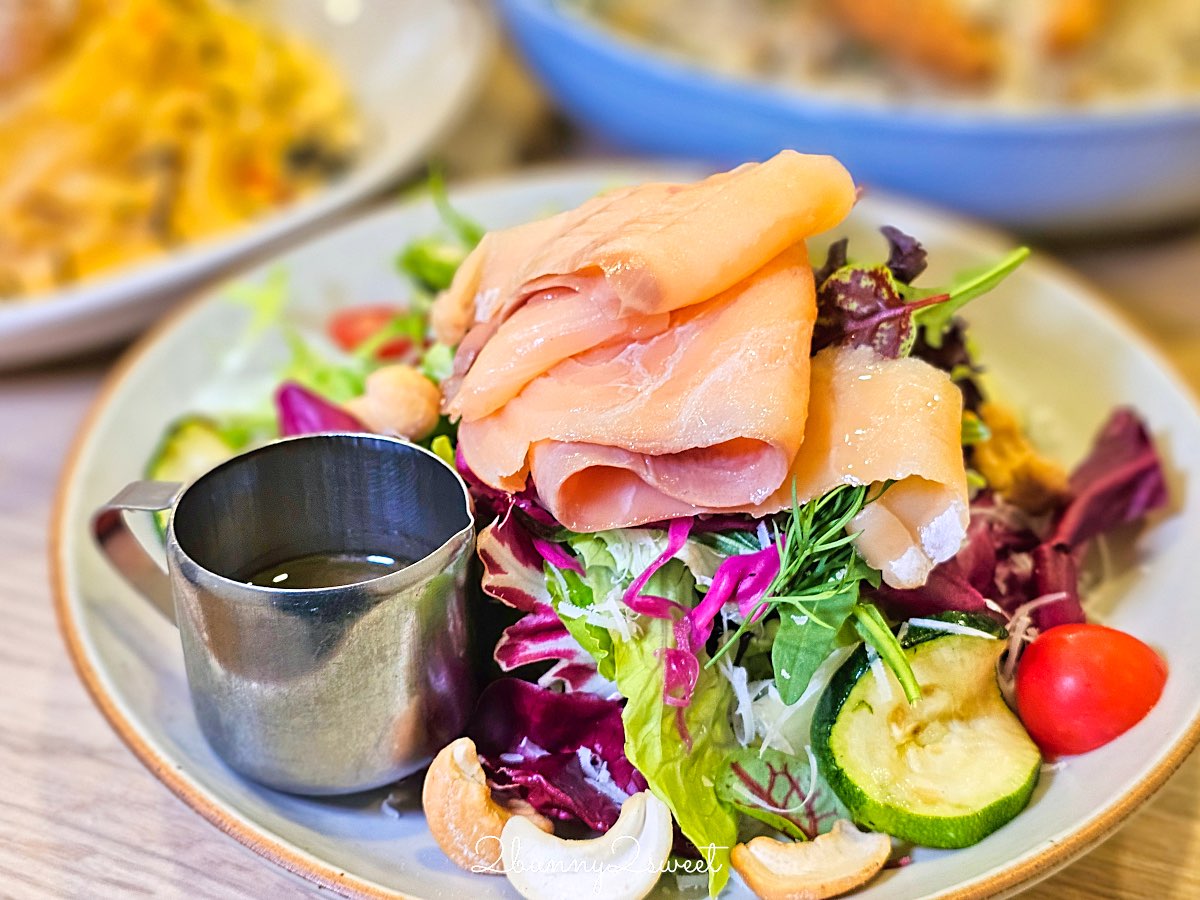 【青沐敦化店】台北小巨蛋美食推薦～人氣早午餐、義大利麵與燉飯，採光系咖啡館餐廳推薦 @兔兒毛毛姊妹花