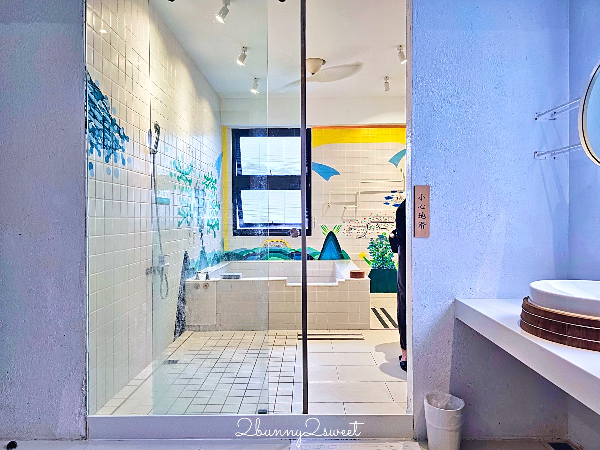 【蔥澡 Hot Spring Onion 溫泉湯屋】礁溪溫泉湯屋推薦：系藝術湯屋開箱，泡湯也能像走進畫廊 @兔兒毛毛姊妹花