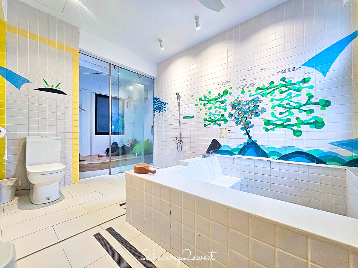 【蔥澡 Hot Spring Onion 溫泉湯屋】礁溪溫泉湯屋推薦：系藝術湯屋開箱，泡湯也能像走進畫廊 @兔兒毛毛姊妹花