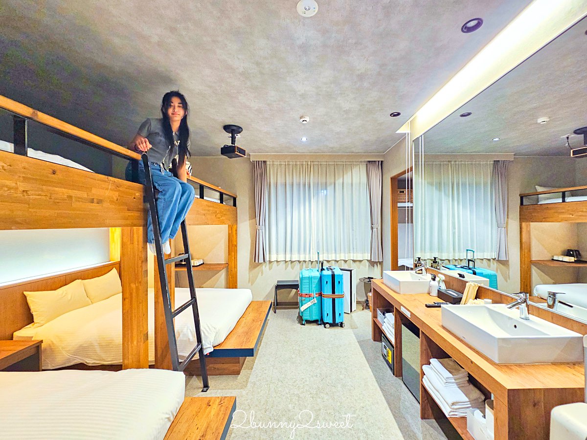 【Lacer沖繩那霸美榮橋】可住6人家庭房實拍開箱｜那霸親子飯店推薦、美榮橋站住宿、無人自助入住完整教學 @兔兒毛毛姊妹花