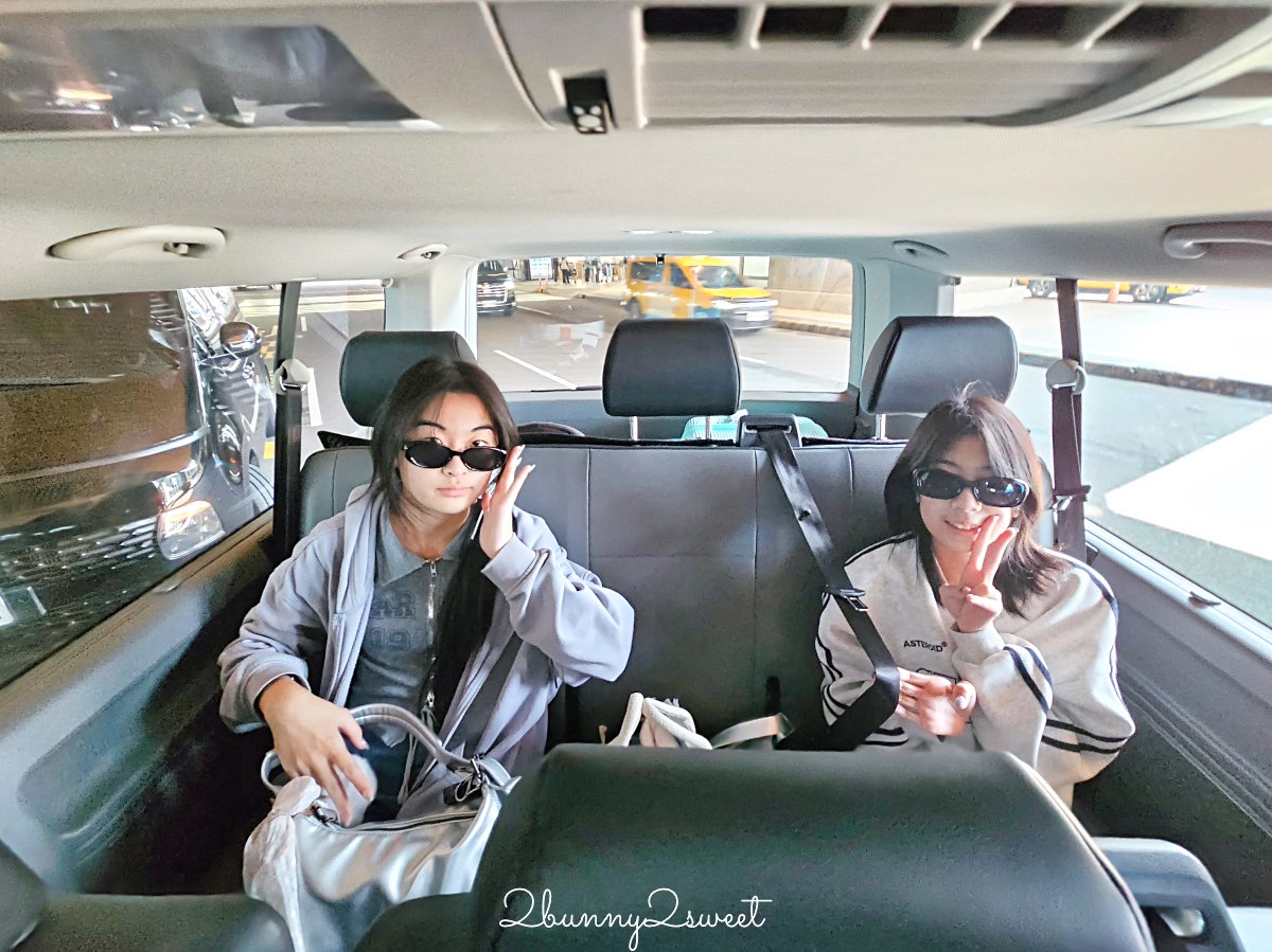 【漢聲租車機場接送推薦】合法登記、第三方支付、無菸小巴、離峰優惠，4大＋4咖大行李實搭分享 @兔兒毛毛姊妹花