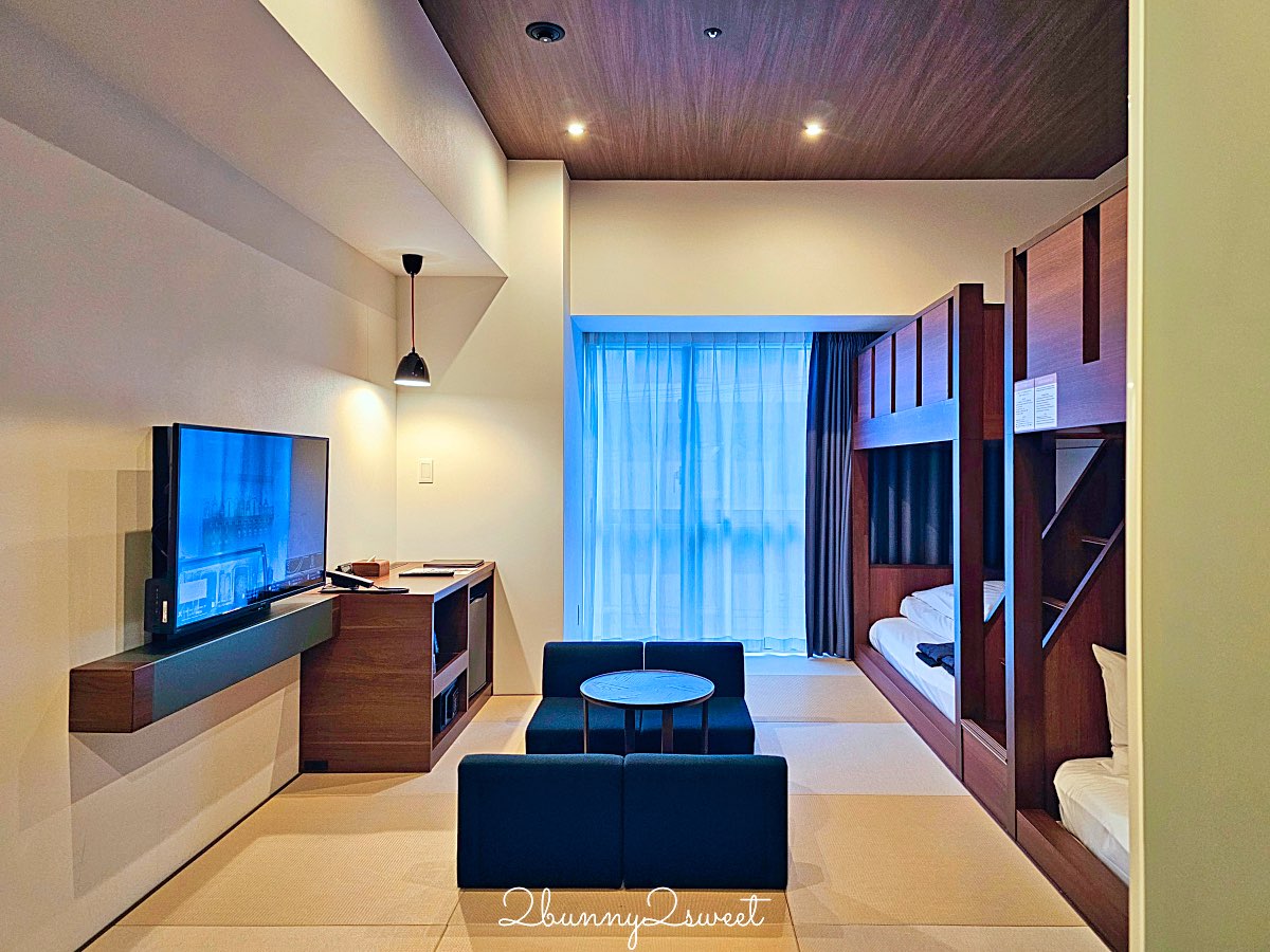 【沖繩那霸柔婕閣酒店 La’gent Hotel Okinawa Naha】沖繩親子住宿推薦：榻榻米家庭房＋雙層床設計 @兔兒毛毛姊妹花
