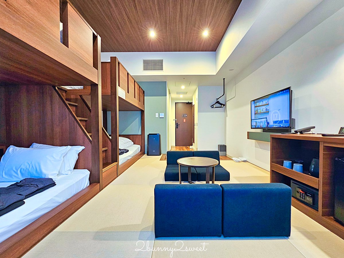 【沖繩那霸柔婕閣酒店 La’gent Hotel Okinawa Naha】沖繩親子住宿推薦：榻榻米家庭房＋雙層床設計 @兔兒毛毛姊妹花