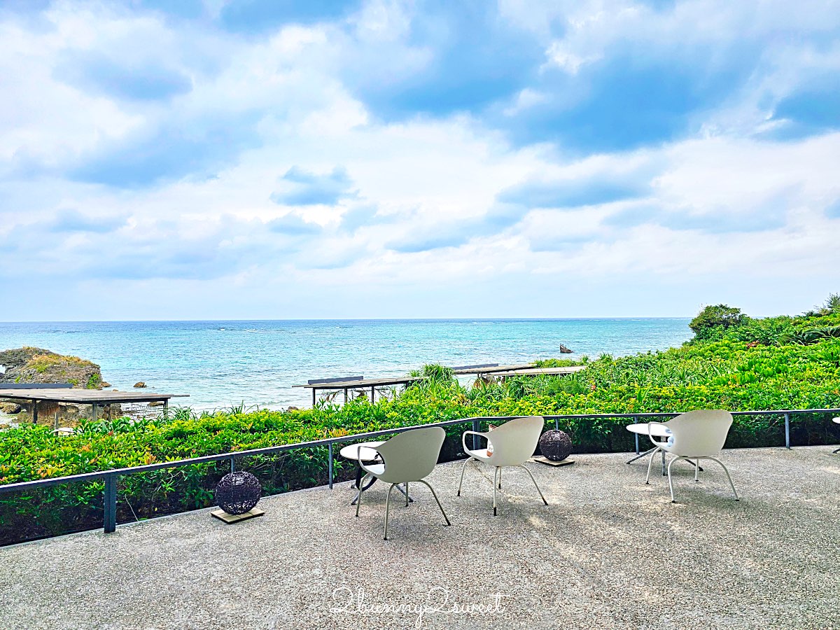 【BANTA CAFE by Hoshino Resorts】沖繩海景咖啡廳推薦｜星野集團岩壁秘境海景露台攻略 @兔兒毛毛姊妹花