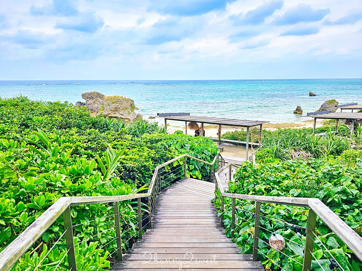 【BANTA CAFE by Hoshino Resorts】沖繩海景咖啡廳推薦｜星野集團岩壁秘境海景露台攻略 @兔兒毛毛姊妹花