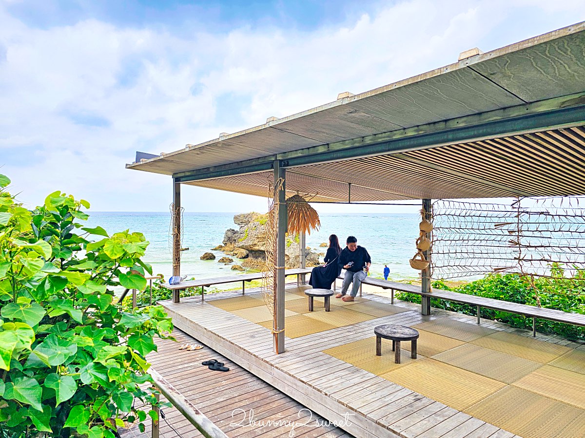 【BANTA CAFE by Hoshino Resorts】沖繩海景咖啡廳推薦｜星野集團岩壁秘境海景露台攻略 @兔兒毛毛姊妹花
