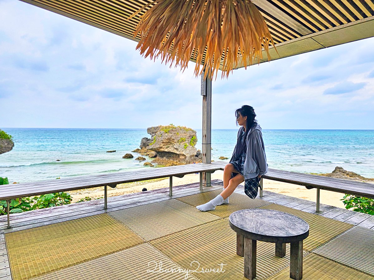 【BANTA CAFE by Hoshino Resorts】沖繩海景咖啡廳推薦｜星野集團岩壁秘境海景露台攻略 @兔兒毛毛姊妹花