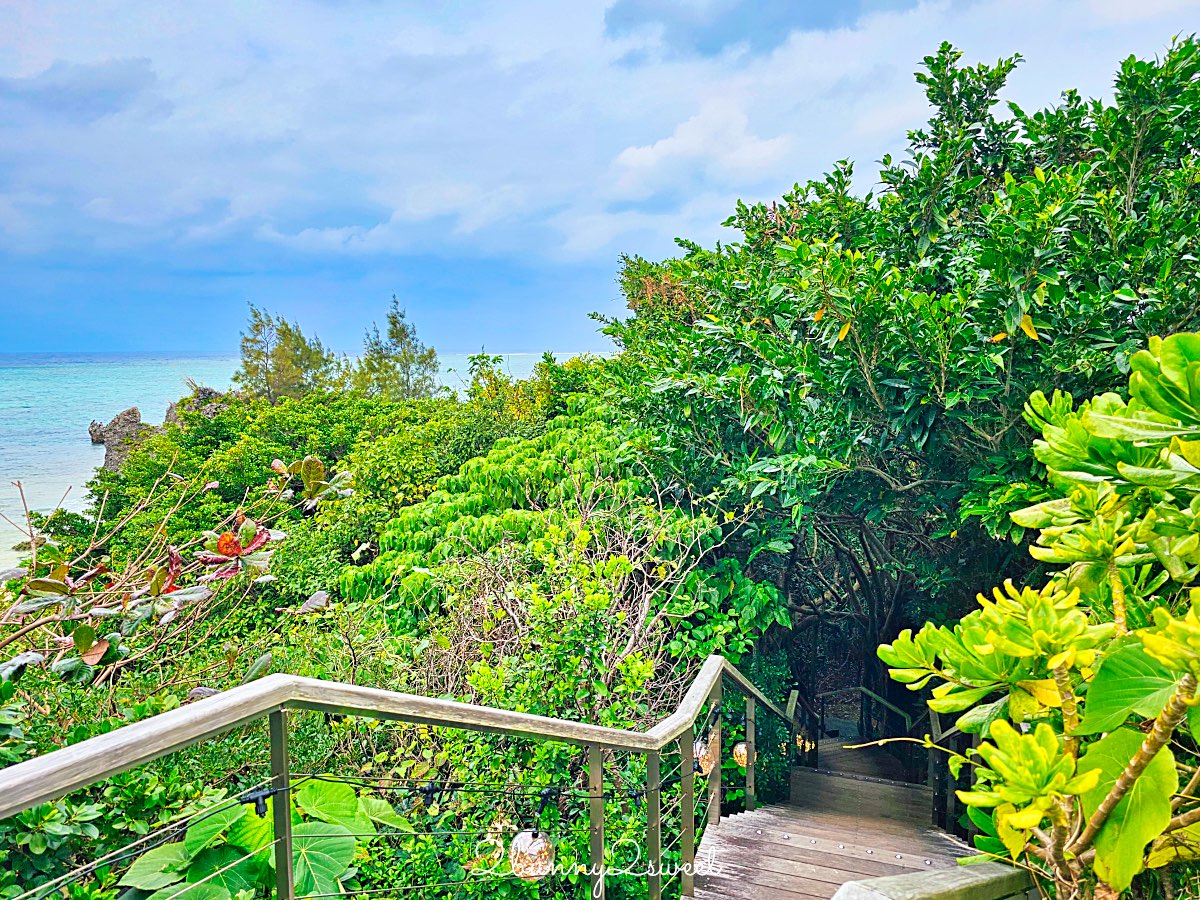 【BANTA CAFE by Hoshino Resorts】沖繩海景咖啡廳推薦｜星野集團岩壁秘境海景露台攻略 @兔兒毛毛姊妹花