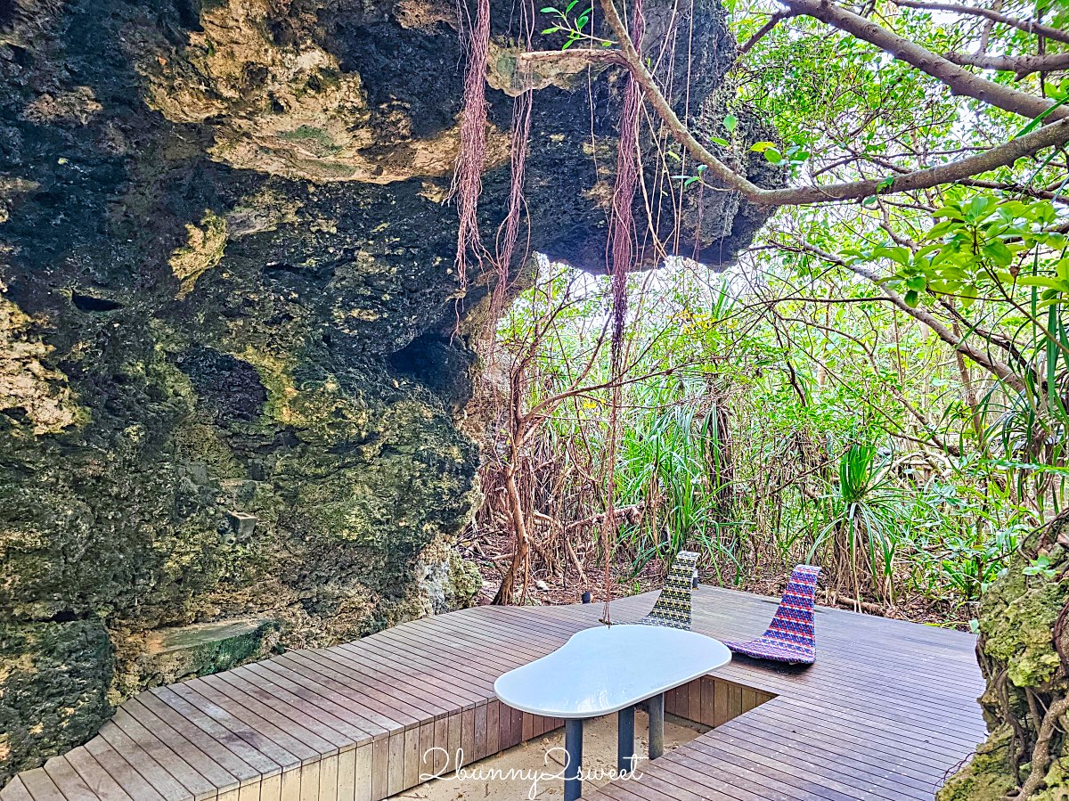 【BANTA CAFE by Hoshino Resorts】沖繩海景咖啡廳推薦｜星野集團岩壁秘境海景露台攻略 @兔兒毛毛姊妹花