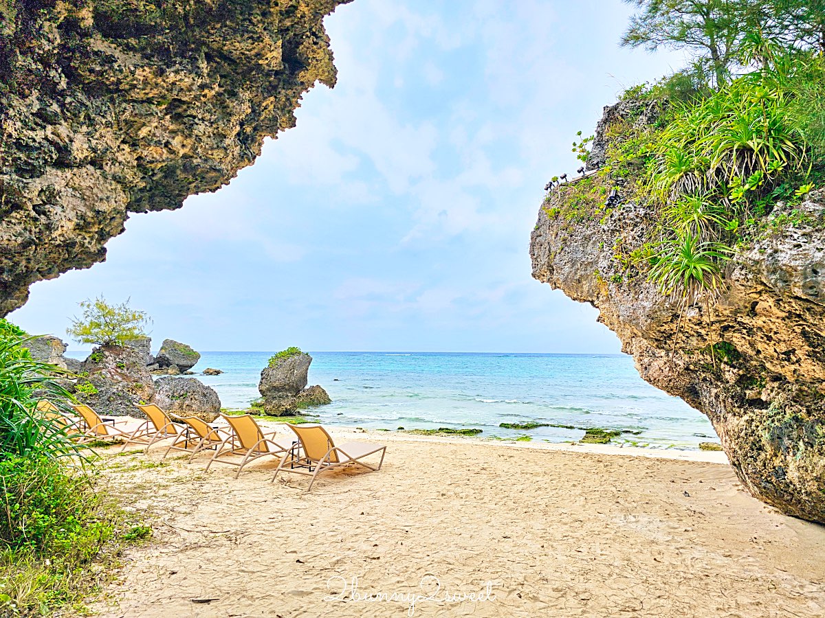 【BANTA CAFE by Hoshino Resorts】沖繩海景咖啡廳推薦｜星野集團岩壁秘境海景露台攻略 @兔兒毛毛姊妹花