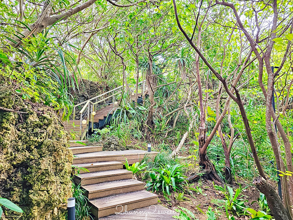 【BANTA CAFE by Hoshino Resorts】沖繩海景咖啡廳推薦｜星野集團岩壁秘境海景露台攻略 @兔兒毛毛姊妹花