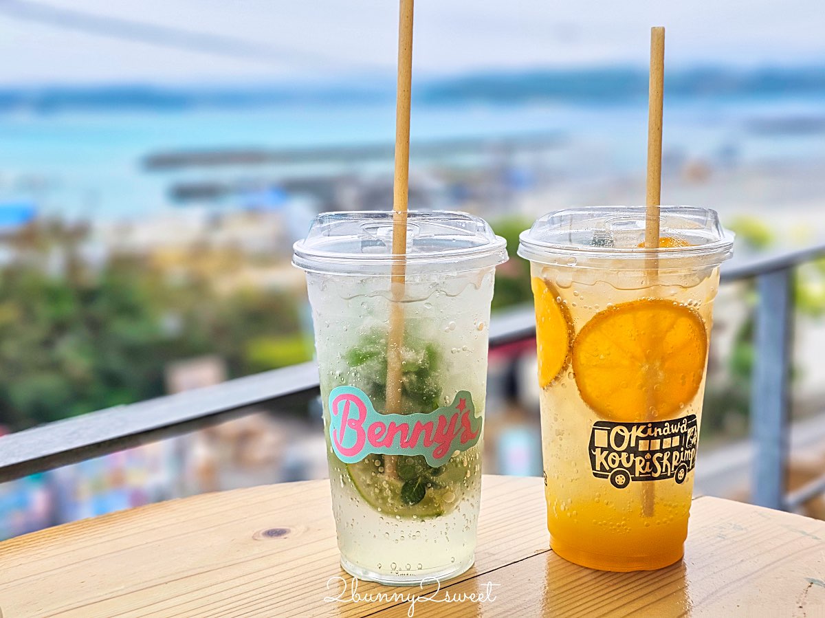 【古宇利蝦蝦飯 KOURI SHRIMP】沖繩美食古宇利島必吃蒜香蝦飯，三層樓海景露台＋餐車一次收 @兔兒毛毛姊妹花