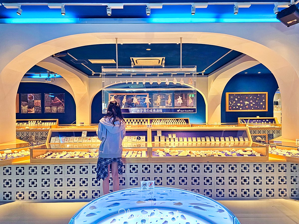 【古宇利海洋塔】室內看海＋戶外展望台一次收錄古宇利大橋全景，親子也適合的北部景點 @兔兒毛毛姊妹花