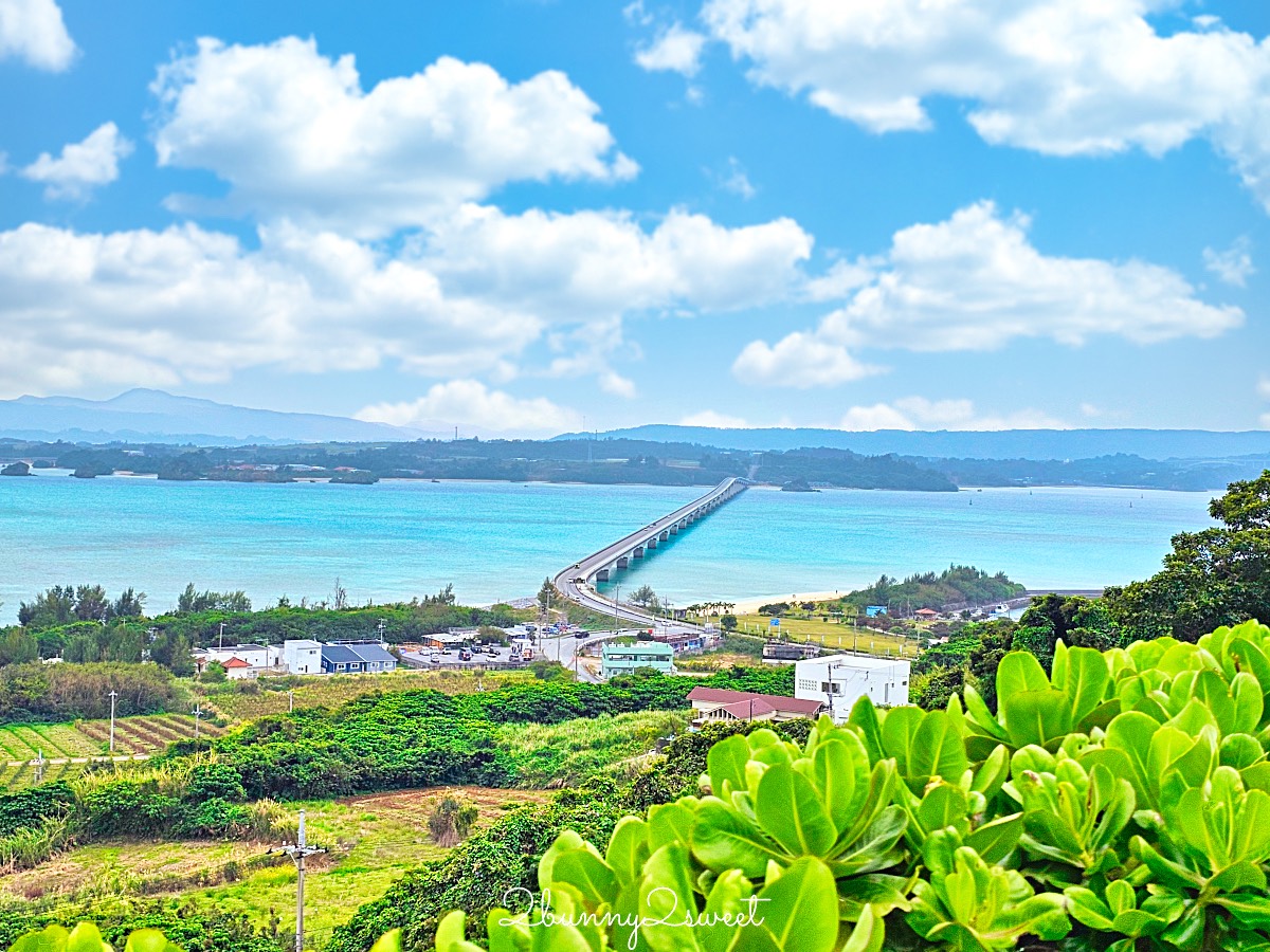 【古宇利海洋塔】室內看海＋戶外展望台一次收錄古宇利大橋全景，親子也適合的北部景點 @兔兒毛毛姊妹花