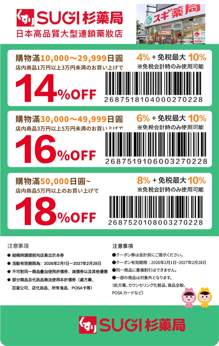 【2026日本優惠券 Coupon 懶人包】唐吉訶德、Bic Camera、藥妝、百貨、機場免稅店最高 19% OFF @兔兒毛毛姊妹花 【2026日本優惠券 Coupon 懶人包】唐吉訶德、Bic Camera、藥妝、百貨、機場免稅店最高 19% OFF @兔兒毛毛姊妹花
