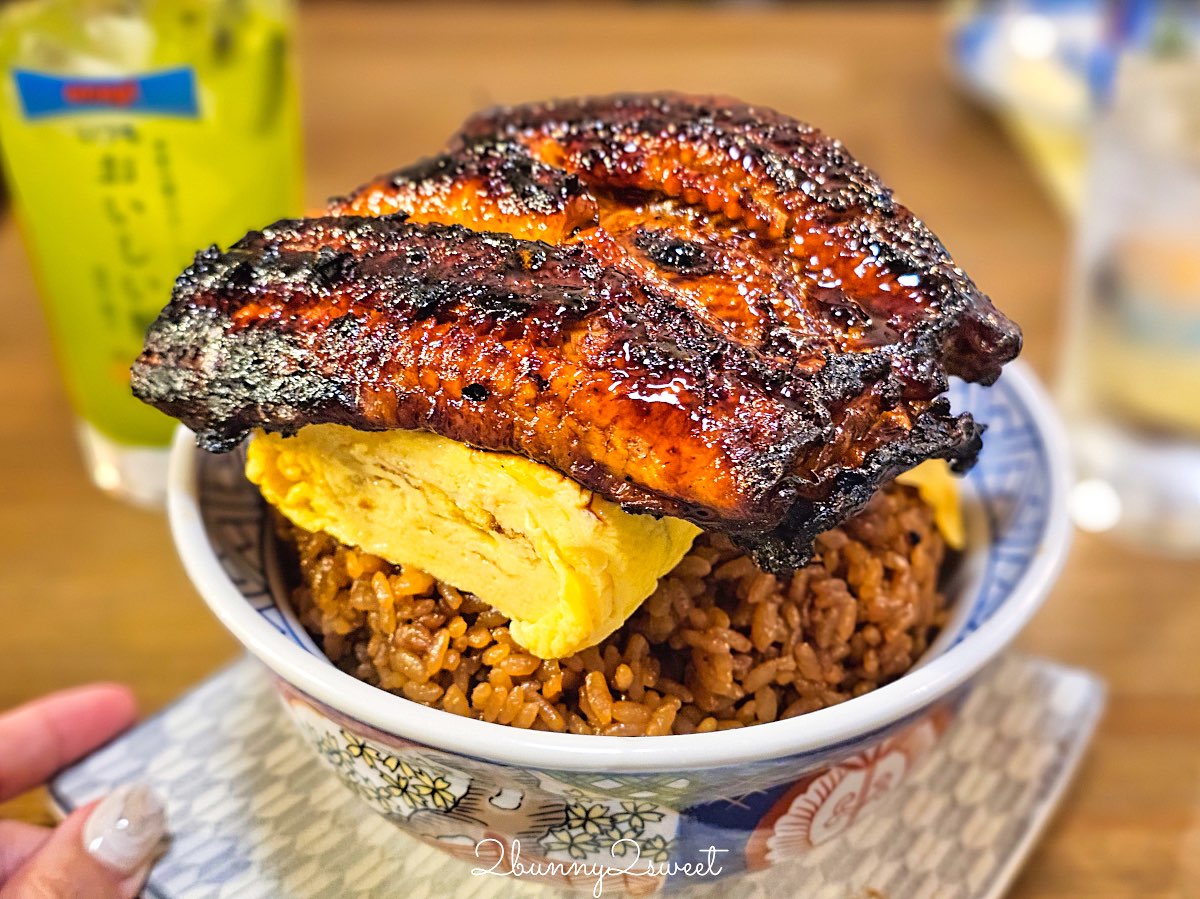 【いづも新宿 Izumo Shinjuku】東京美食推薦：新宿巨無霸鰻魚飯「鰻玉丼」整片鰻魚＋厚玉子燒超浮誇 @兔兒毛毛姊妹花