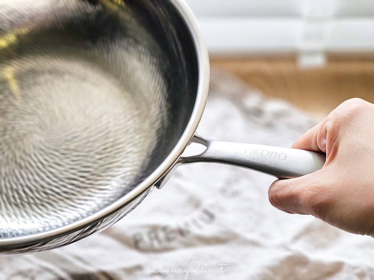 【TiCOOK 鈦鈦鍋】鈦工坊純鈦炒鍋開箱實測：羽翼錘紋物理不沾、IH爐可用、洗碗機清潔～告別塗層耗損的健康鍋具選擇 @兔兒毛毛姊妹花