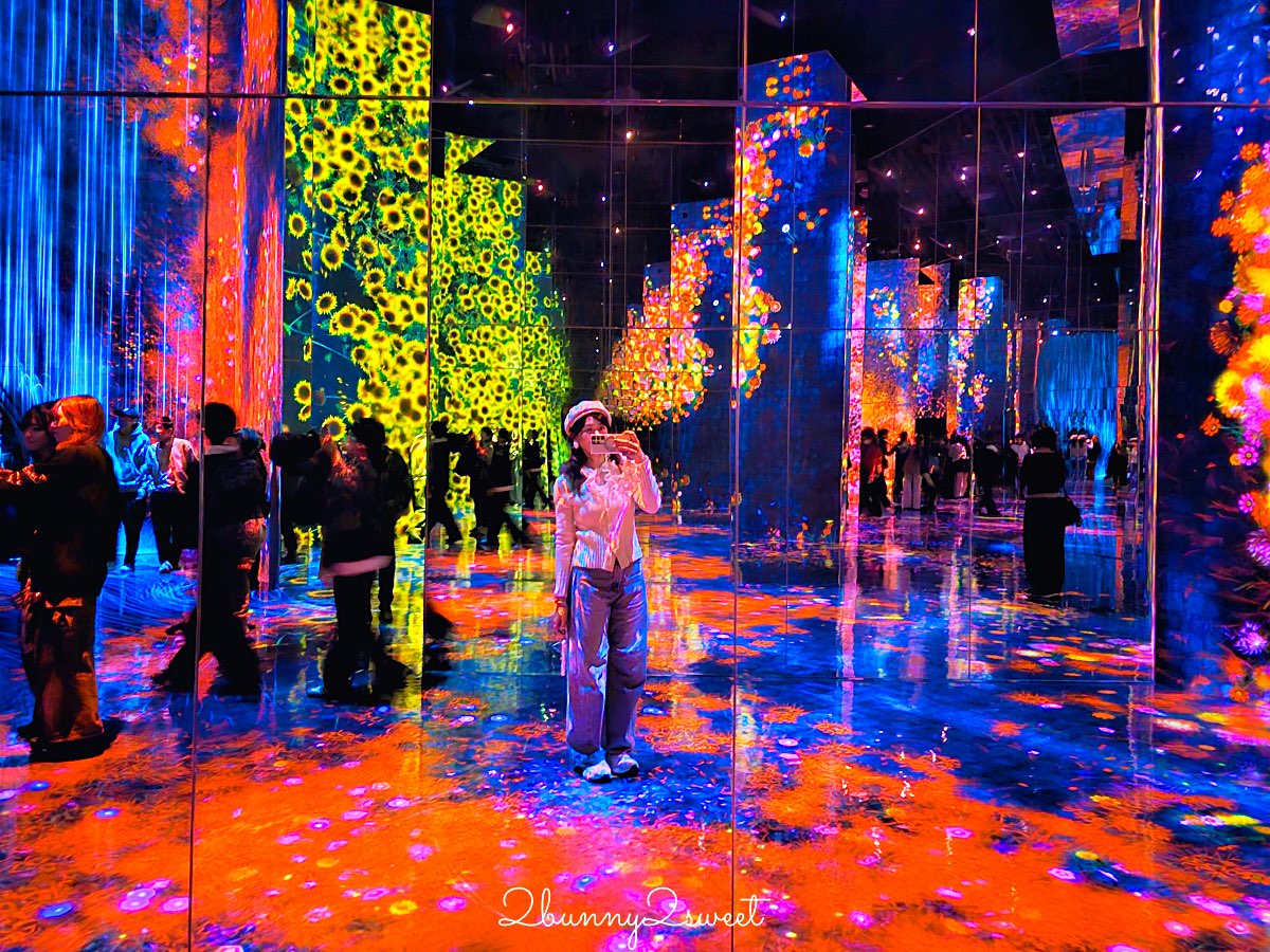 【teamLab Biovortex Kyoto】京都最新沈浸式互動展覽攻略：門票、展區、拍照重點整理 @兔兒毛毛姊妹花