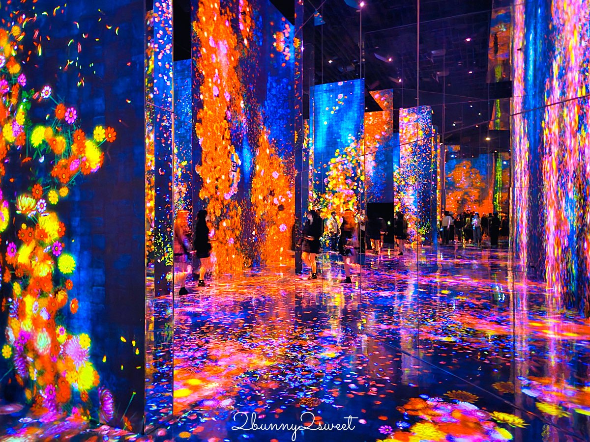 【teamLab Biovortex Kyoto】京都最新沈浸式互動展覽攻略：門票、展區、拍照重點整理 @兔兒毛毛姊妹花