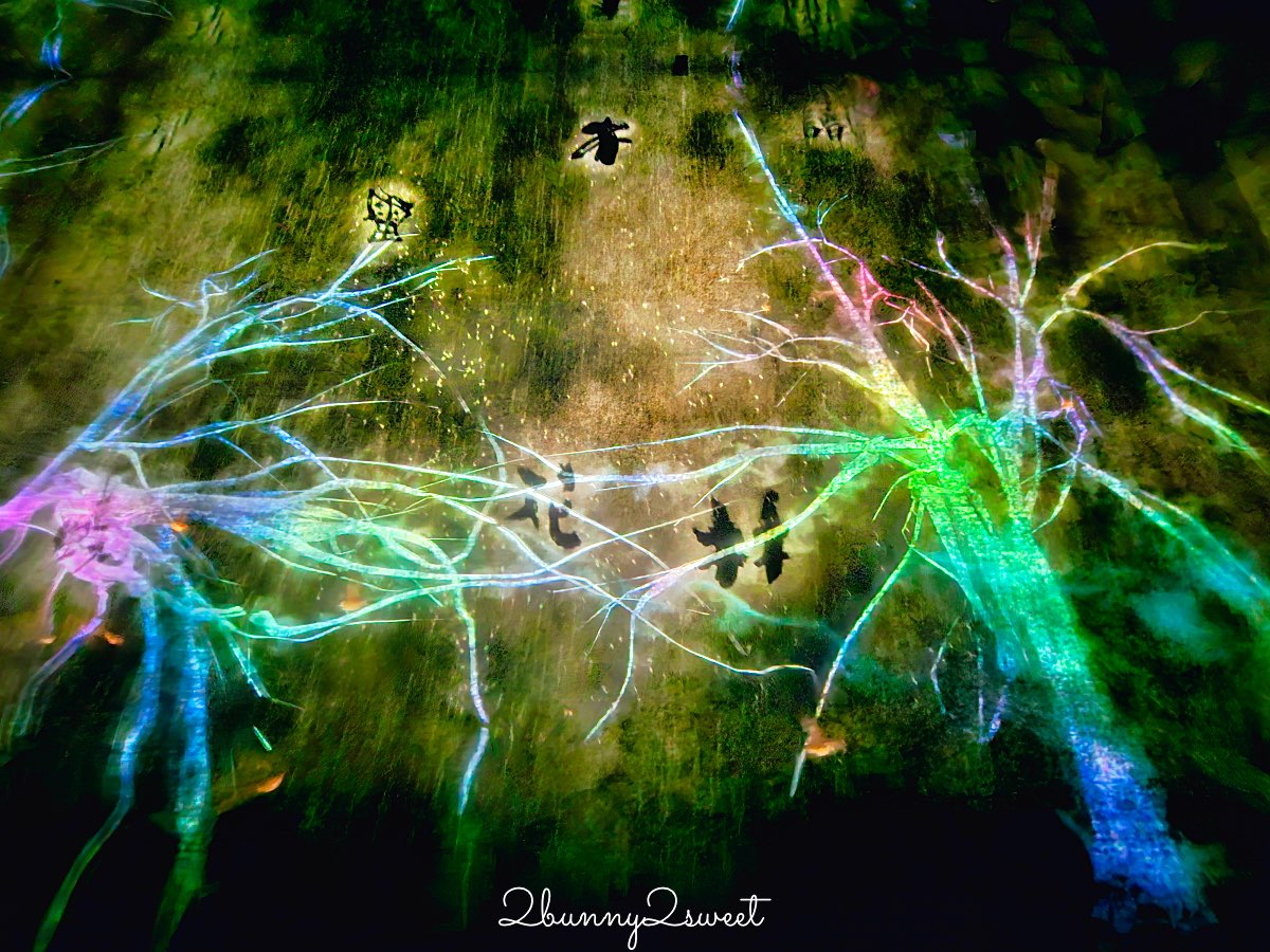 【teamLab Biovortex Kyoto】京都最新沈浸式互動展覽攻略：門票、展區、拍照重點整理 @兔兒毛毛姊妹花