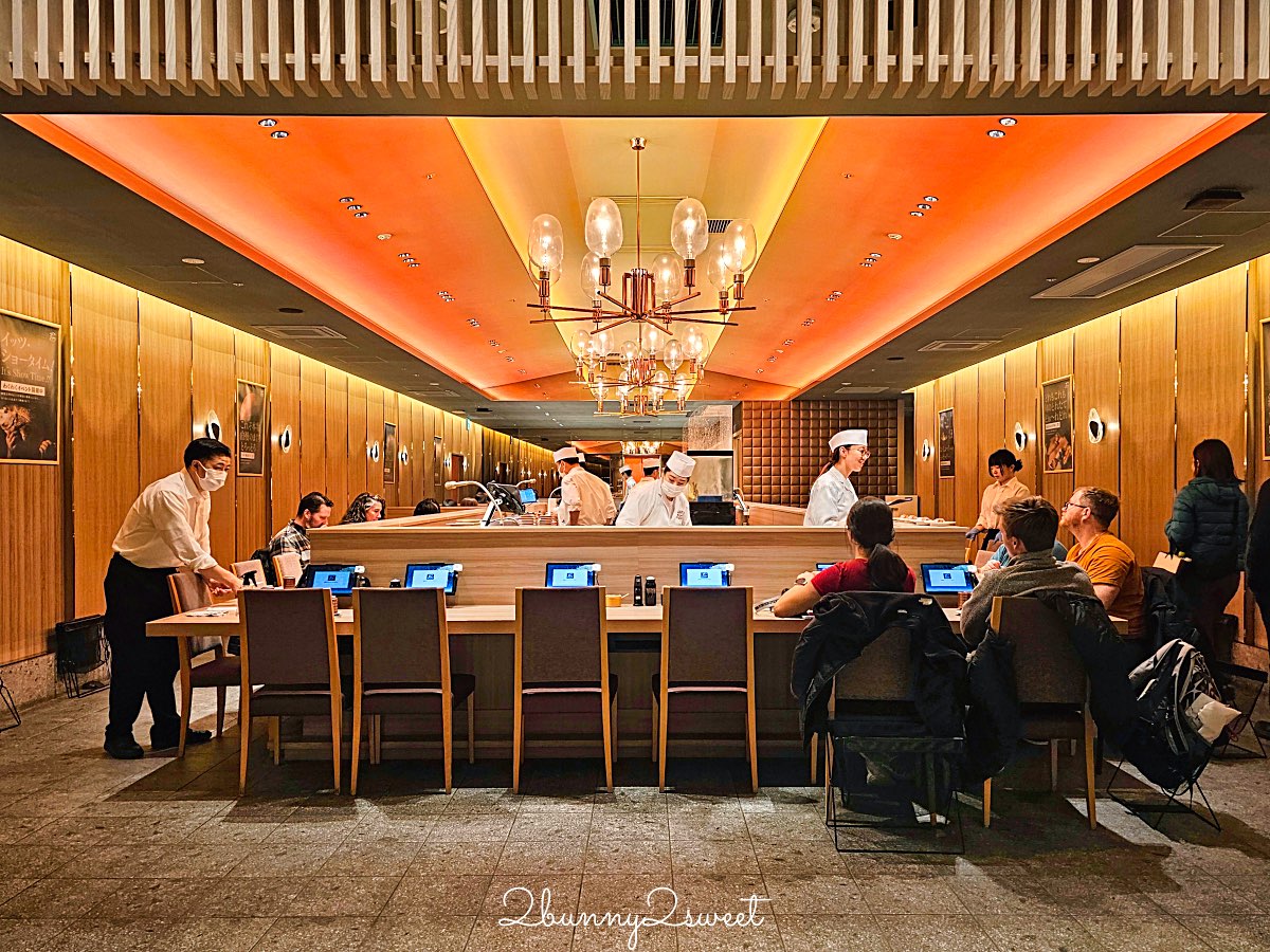 【廻転鮨 銀座おのでら 大阪店】銀座米其林壽司店平價版分店，心齋橋必吃壽司、黑鮪魚太強 @兔兒毛毛姊妹花