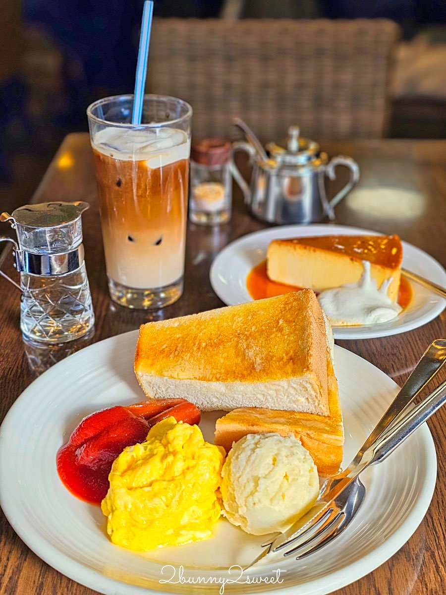 【高木咖啡 高辻本店】京都美食：四條烏丸昭和喫茶店推薦，厚片吐司早餐＋古早味布丁 @兔兒毛毛姊妹花