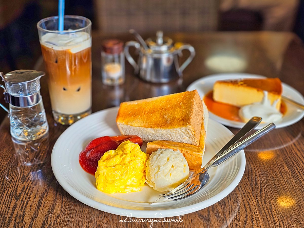 【高木咖啡 高辻本店】京都美食：四條烏丸昭和喫茶店推薦，厚片吐司早餐＋古早味布丁 @兔兒毛毛姊妹花