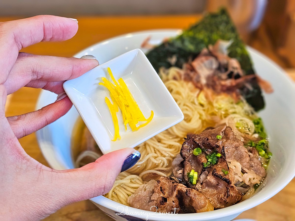 【麵屋 豬一 離れ】京都拉麵推薦：米其林必比登清湯系拉麵，A4黑毛和牛白醬油一吃就記住 @兔兒毛毛姊妹花