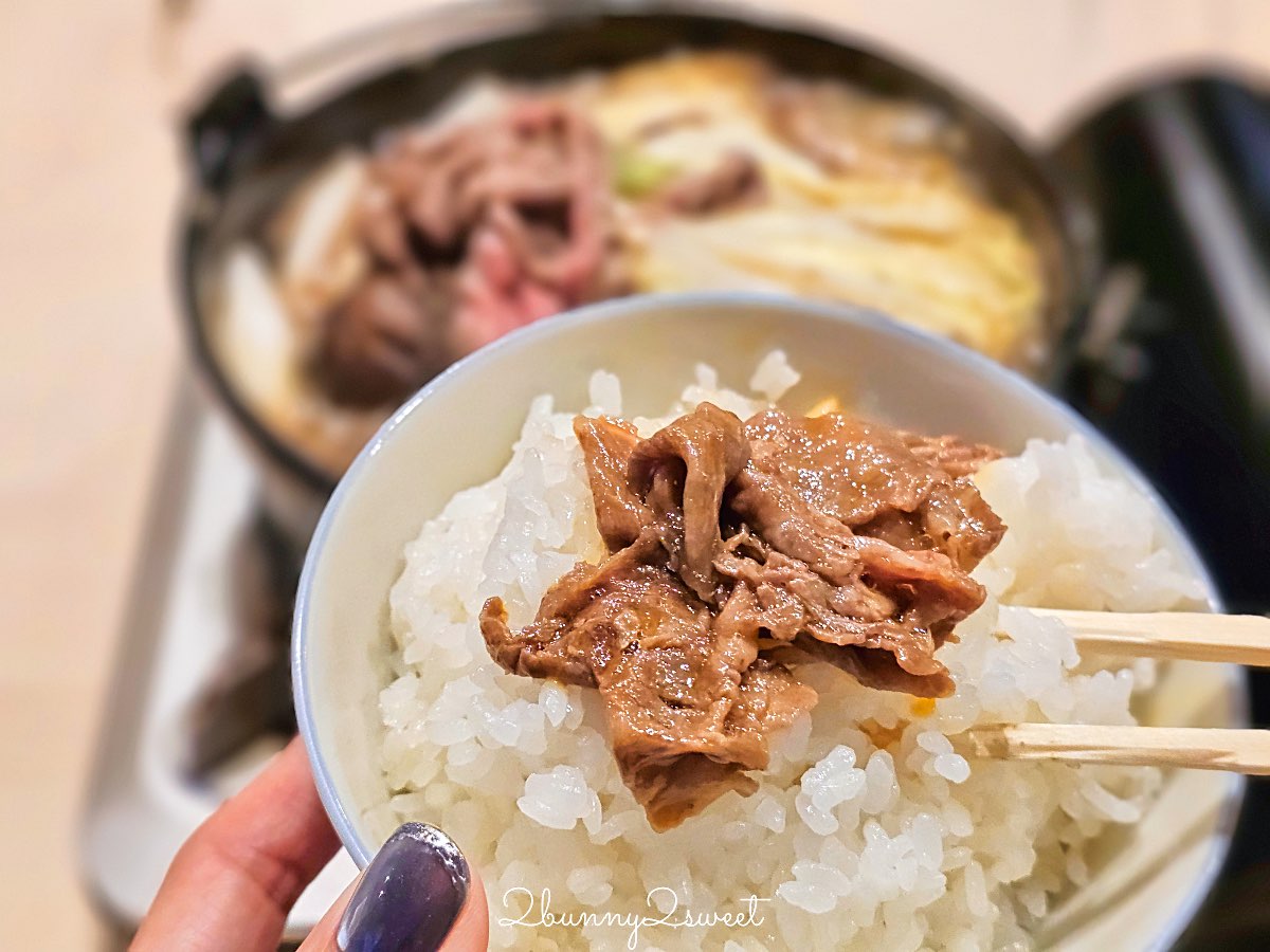 【大阪日本橋鶴屋 TSURUYA】黑門市場旁高CP值和牛壽喜燒/涮涮鍋！1980円一人一鍋午餐太狂 @兔兒毛毛姊妹花