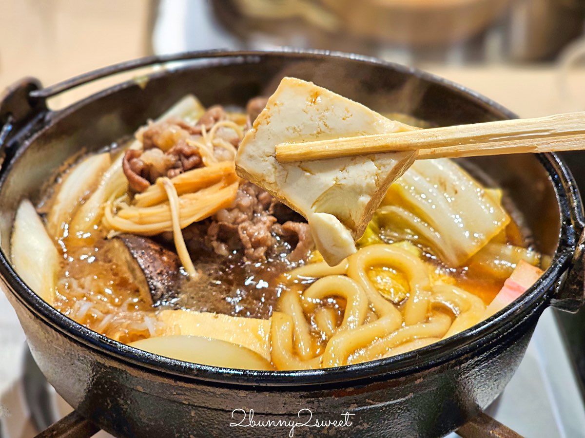 【大阪日本橋鶴屋 TSURUYA】黑門市場旁高CP值和牛壽喜燒/涮涮鍋！1980円一人一鍋午餐太狂 @兔兒毛毛姊妹花