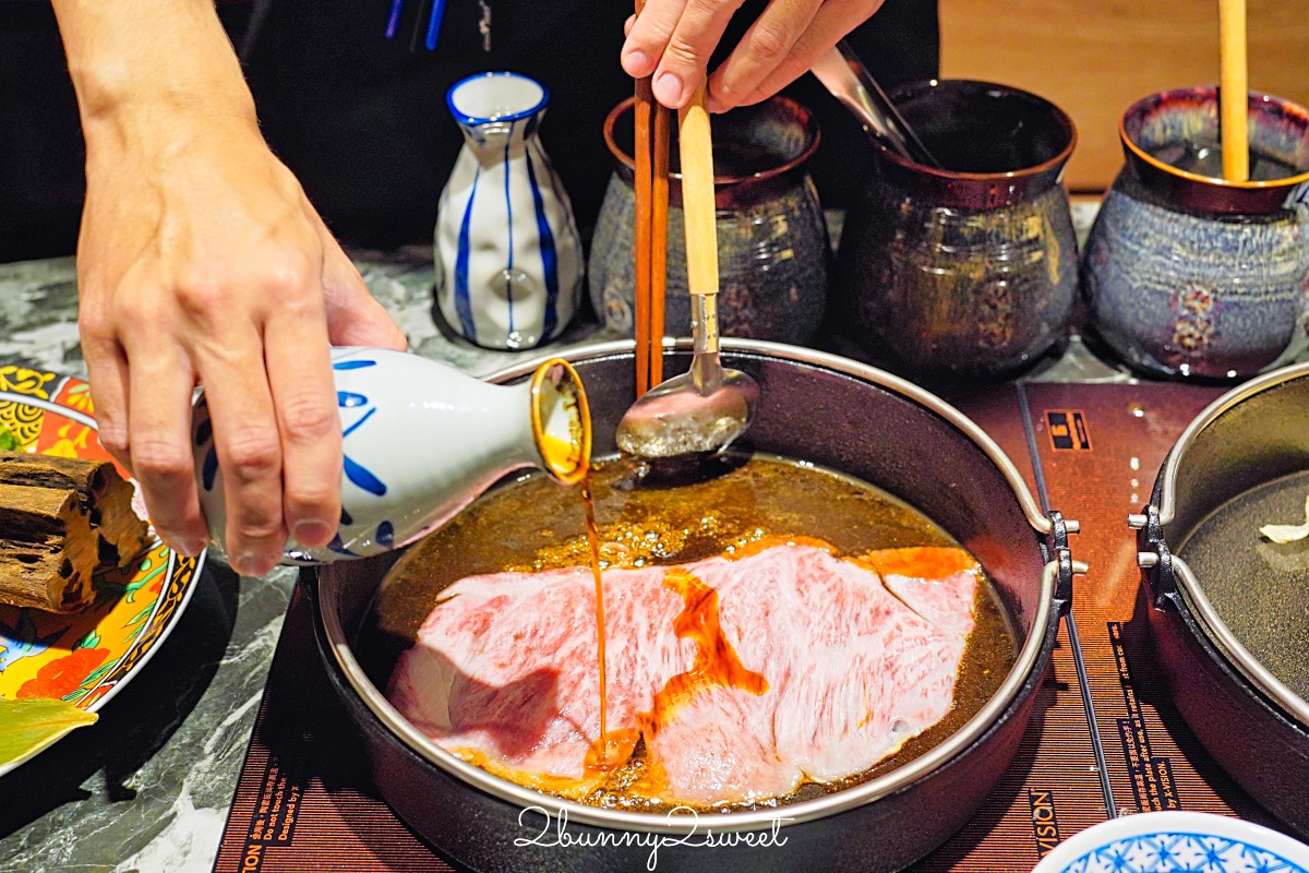 【祇園.禪院壽喜燒專門店】台北高級壽喜燒推薦・全包廂關西風和牛壽喜燒完整開箱 @兔兒毛毛姊妹花