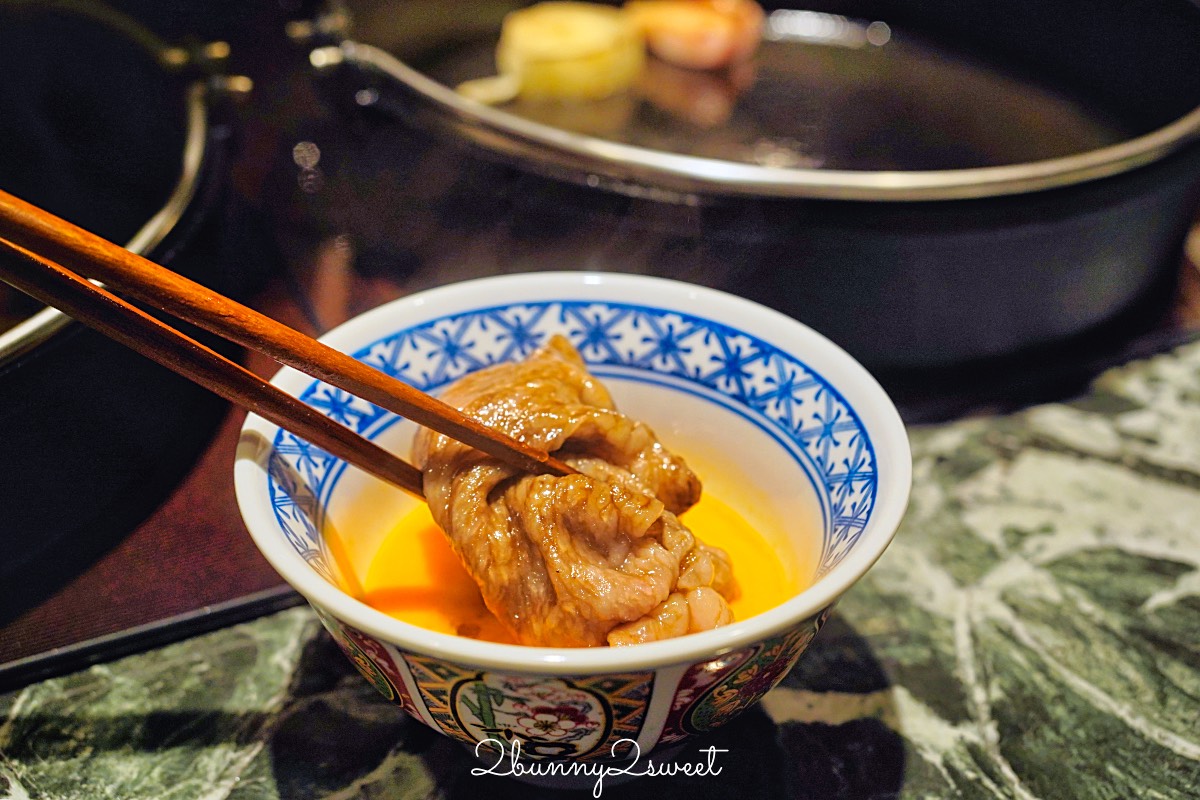 【祇園.禪院壽喜燒專門店】台北高級壽喜燒推薦・全包廂關西風和牛壽喜燒完整開箱 @兔兒毛毛姊妹花