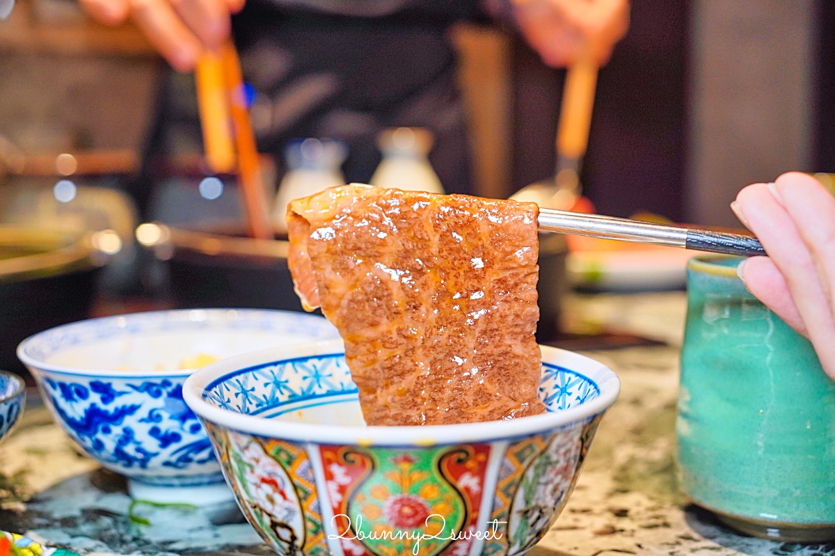 【祇園.禪院壽喜燒專門店】台北高級壽喜燒推薦・全包廂關西風和牛壽喜燒完整開箱 @兔兒毛毛姊妹花