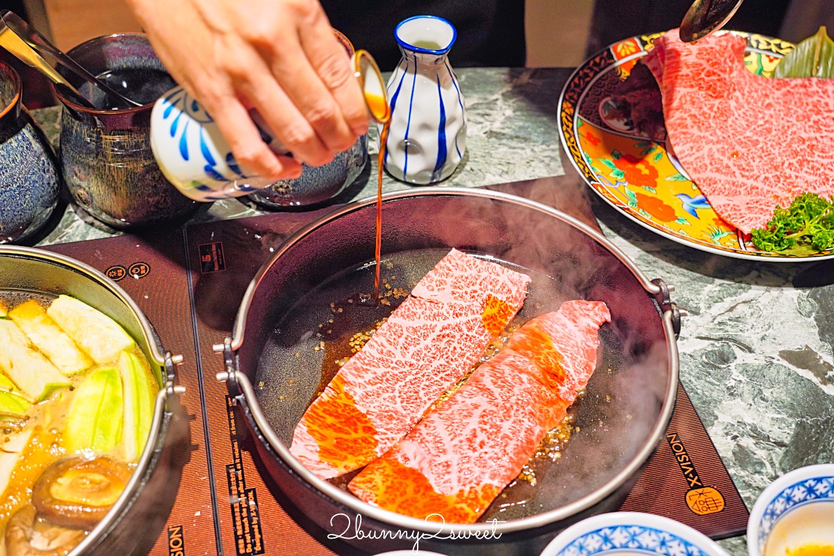 【祇園.禪院壽喜燒專門店】台北高級壽喜燒推薦・全包廂關西風和牛壽喜燒完整開箱 @兔兒毛毛姊妹花