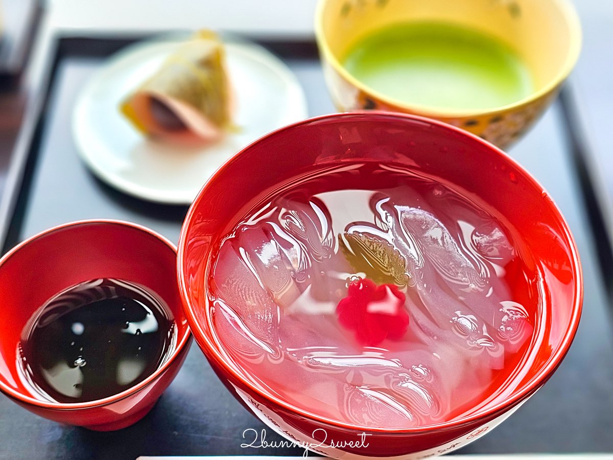 【虎屋菓寮 京都一條店】京都和菓子推薦：500年老舖茶寮，庭園景觀＋季節生菓子一次到位 @兔兒毛毛姊妹花