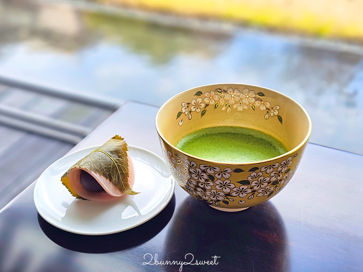 【虎屋菓寮 京都一條店】京都和菓子推薦：500年老舖茶寮，庭園景觀＋季節生菓子一次到位 @兔兒毛毛姊妹花