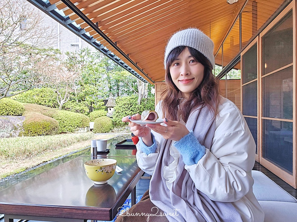 【虎屋菓寮 京都一條店】京都和菓子推薦：500年老舖茶寮，庭園景觀＋季節生菓子一次到位 @兔兒毛毛姊妹花