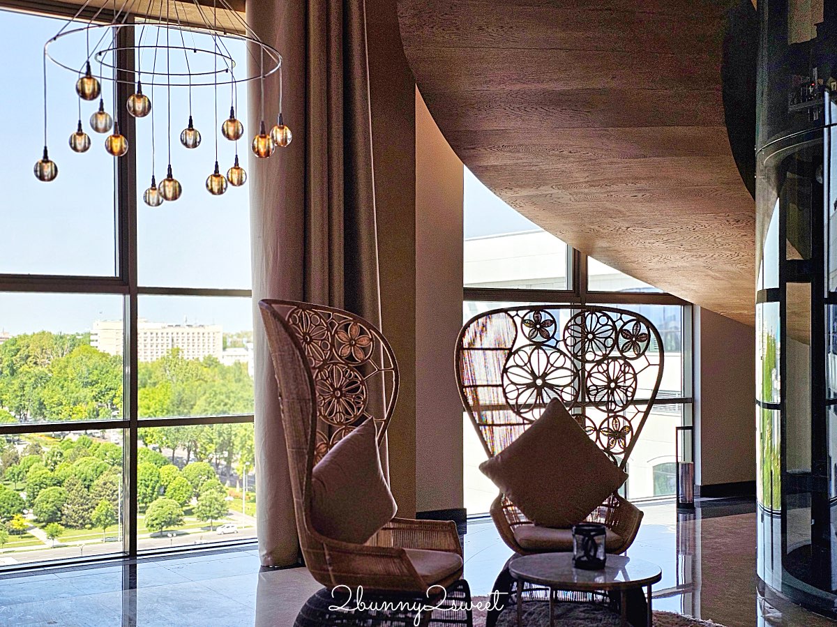 【Hyatt Regency Tashkent 塔什干凱悅酒店】塔什干市中心五星飯店推薦：泳池Spa＋完整設施住宿開箱 @兔兒毛毛姊妹花