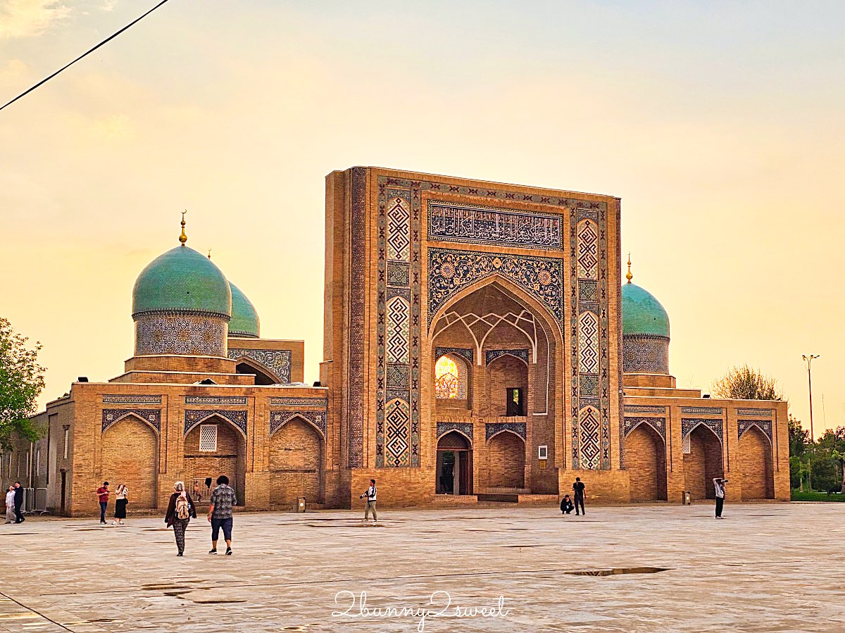 【哈斯特伊瑪目建築群 Hazrati Imam Complex】烏茲別克塔什干景點，親眼見證世界最古老古蘭經 @兔兒毛毛姊妹花