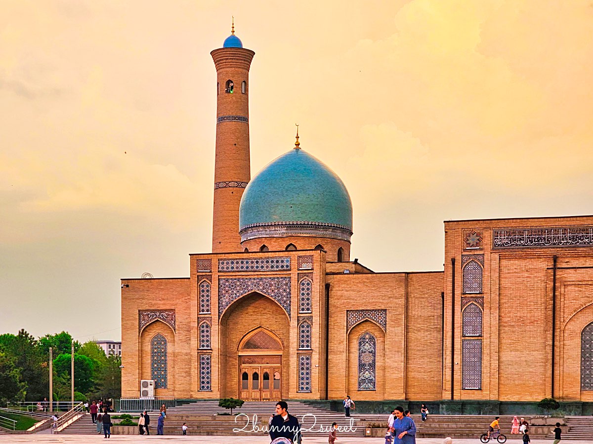 【哈斯特伊瑪目建築群 Hazrati Imam Complex】烏茲別克塔什干景點，親眼見證世界最古老古蘭經 @兔兒毛毛姊妹花
