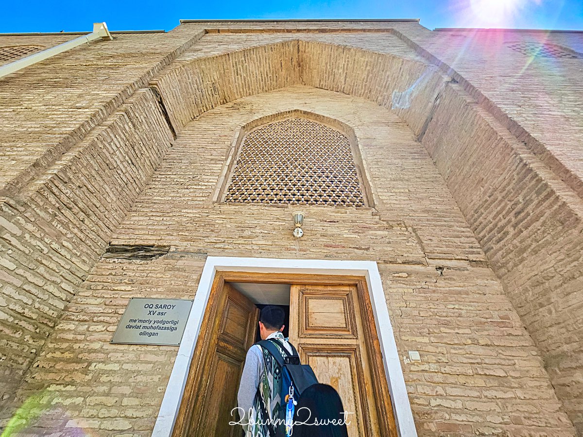 【阿克薩萊陵墓 Aksaray Mausoleum】撒馬爾罕低調外觀卻藏金碧輝煌穹頂，帖木兒時代最驚艷的隱藏版陵墓 @兔兒毛毛姊妹花